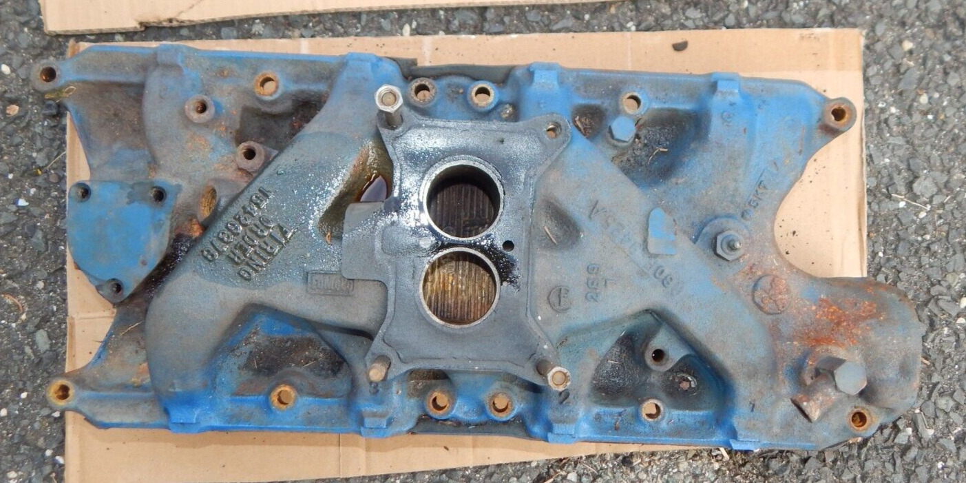 USED 1966 FORD MUSTANG FAIRLANE MERCURY COMET  289 2V CAST IRON INTAKE MANIFOLD