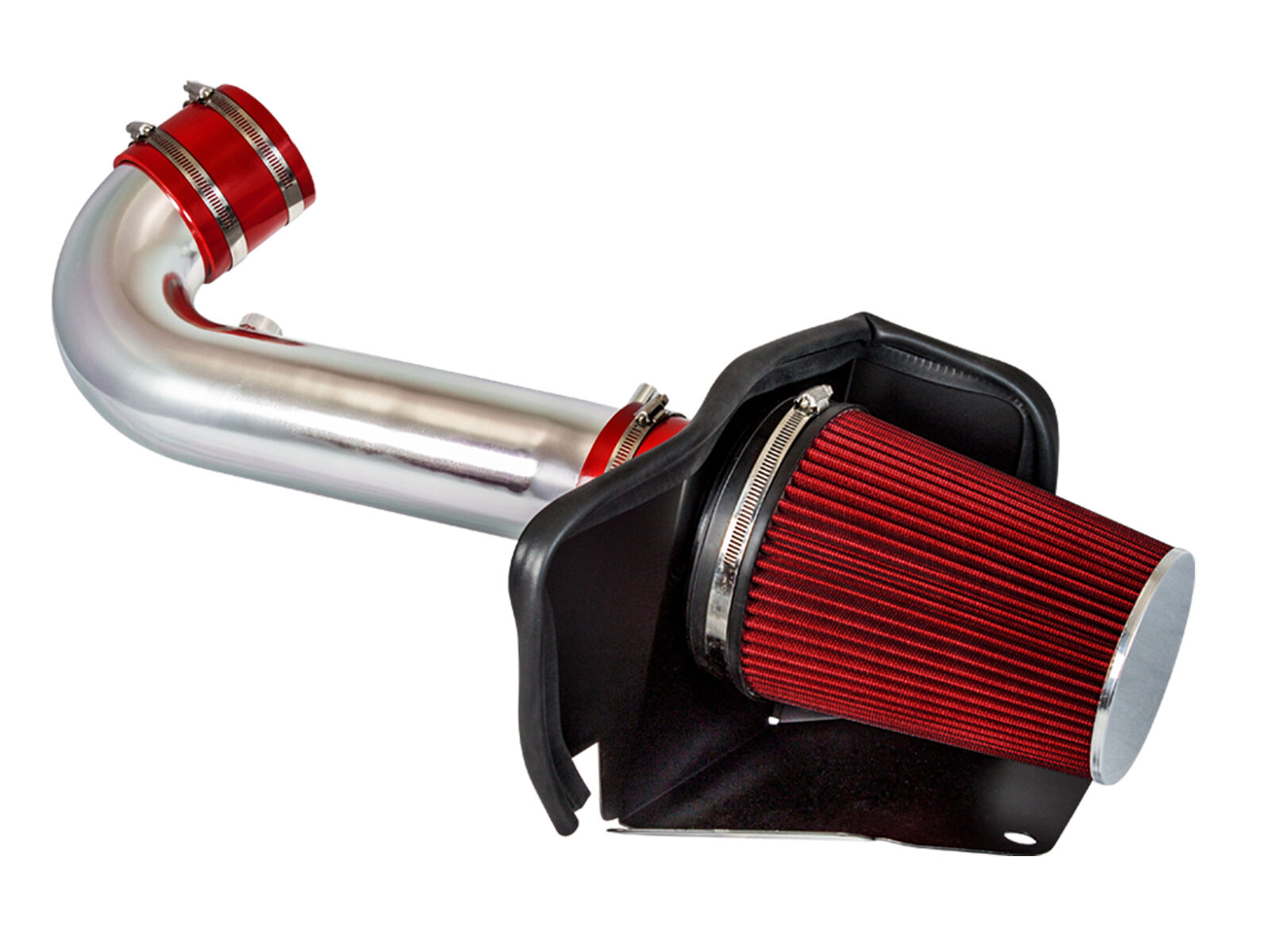 BCP RED For 2011-2022 Dodge Durango 5.7L V8 Heat Shield Cold Air Intake Kit