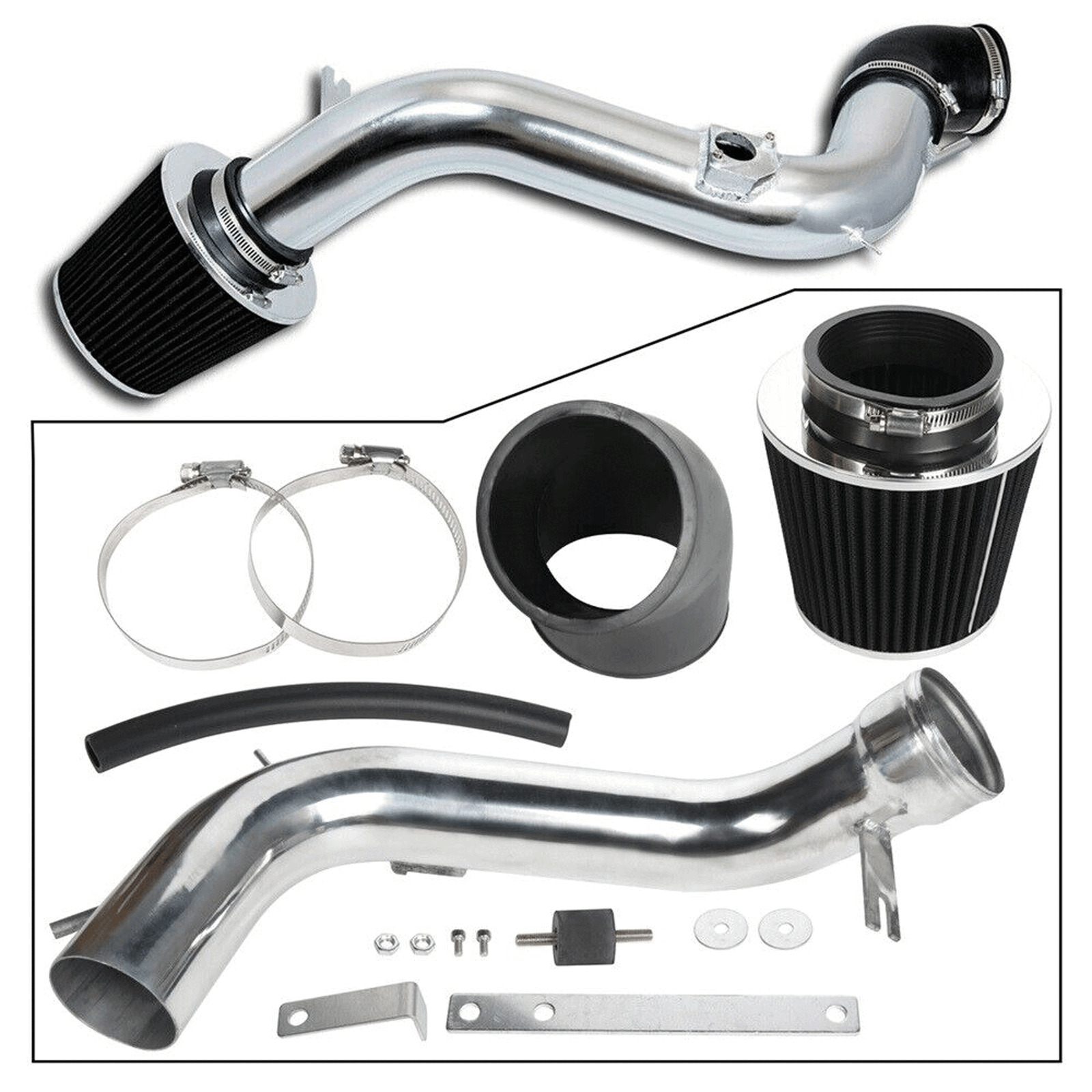 Engine Cold Air Intake Kit + Black Filter For 03-08 Mazda6 S Model 3.0L V6