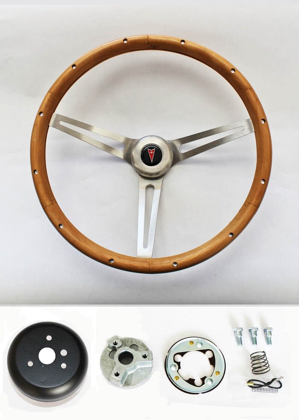 1967 1968 Grand Prix GTO Firebird Grant Wood Walnut Steering Wheel 15\