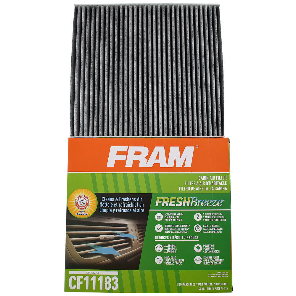 For Dodge Durango Grand Cherokee FRAM Cabin Air Filter includes Activated Carbon
