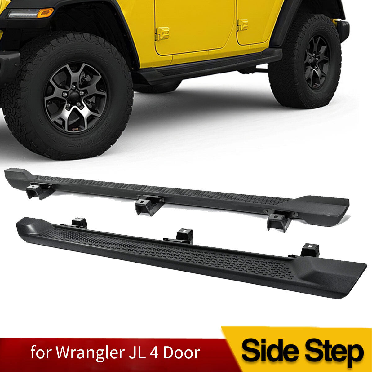 Running Boards for 2018-2024 Jeep Wrangler JL 4 Door 6\