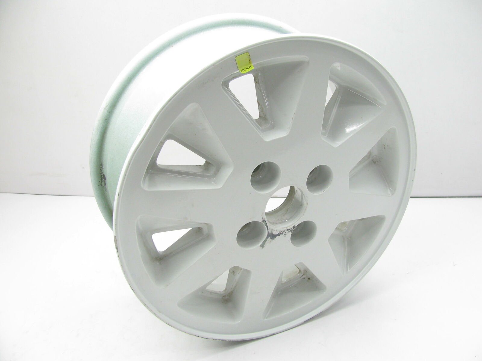 COSMETIC SCUFF - NOS OEM 1992-1994 Topaz Tempo Factory Alloy White Wheel Rim