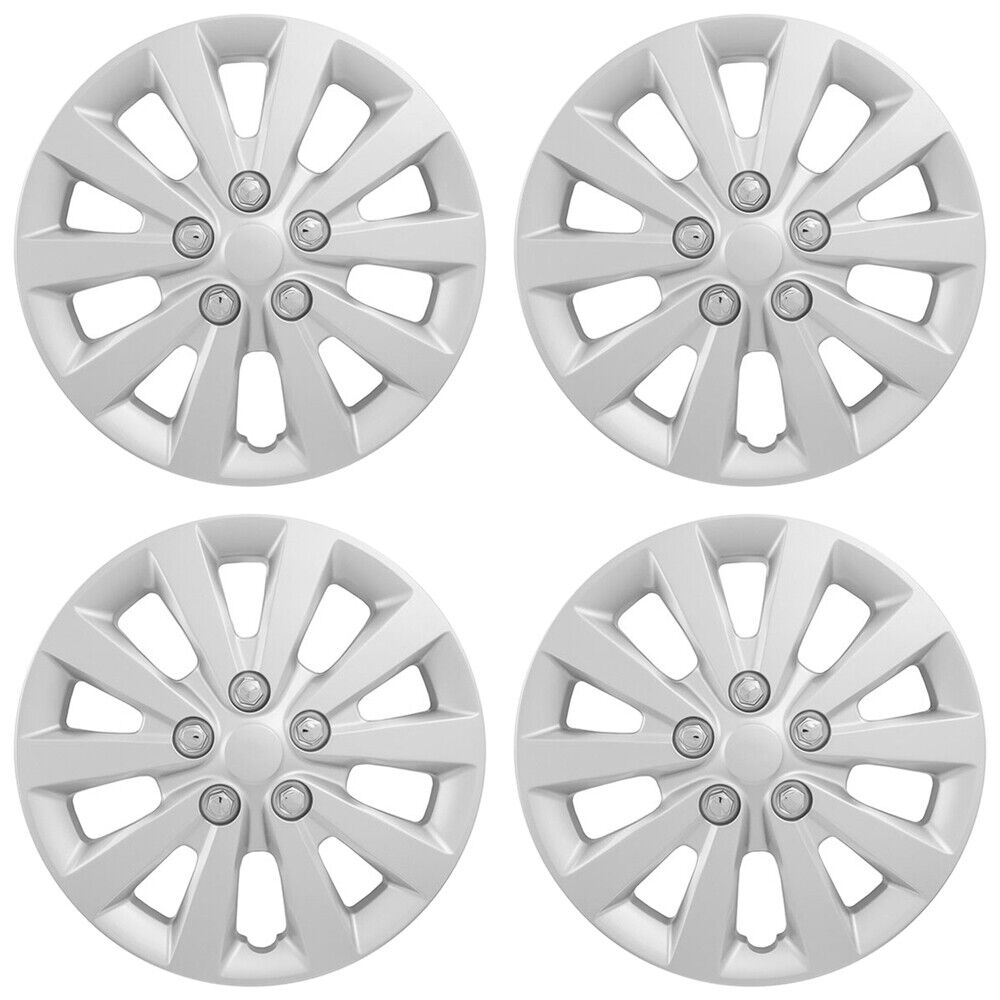 fits 2013-2019 Nissan Sentra S SV 16' Wheel Covers Snap On Full Rim hubcaps R16