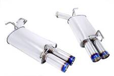 MEGAN RACING AXLE BACK EXHAUST QUAD BURN TIPS FOR 06-10 INFINITI M35 & M45 picture
