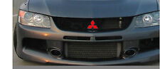 Mitsubishi Grille Front & Rear emblem overlay cover DECALS Lancer Evo Eclipse  picture