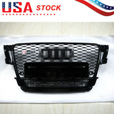  For Audi A5 S5 B8 RS5 Style 08-12 Front Grill Upper Bumper Grille W/Quattro picture