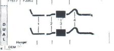 1968-1969 AMC JAVELIN DUAL EXHAUST SYSTEM, ALUMINIZED picture