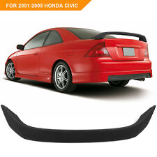 MIROZO For 2001-2005 Honda Civic 2Dr Coupe Trunk LED Brake Spoiler wing Primer picture