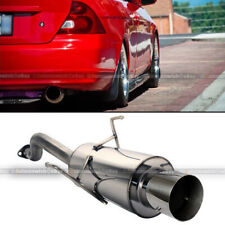 For 01-05 Honda Civic 2DR 4DR Stainless Steel Bolt On Axle Back Exhaust Muffler picture