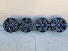 20 FORD F150 EXPEDITION BLACK LIMITED OEM FACTORY STOCK WHEELS RIMS 6x135 picture