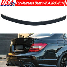 For Mercedes Benz W204 C250 C300 2008-14 Gloss Black Rear Trunk Spoiler Wing Lip picture