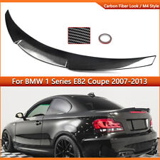 For 2007-2013 BMW 1 Series E82 Coupe 128i 135i Carbon Look M4 Rear Spoiler Wing picture