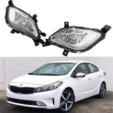 For 2017 2018 Kia Forte Front Fog Lights Fog Lamps 2pcs w/bulbs Left Right Pair picture