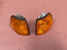 BMW E36 318ti M3 320I 325I Front Turn Signal Light Yellow Lens Pair OEM #97206 picture