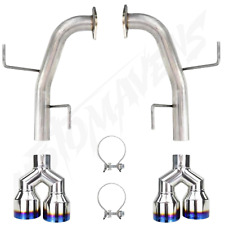 MBRP Stainless Burnt Axle Back Exhaust for 22-24 Subaru WRX 2.4L Sedan S48103BE picture