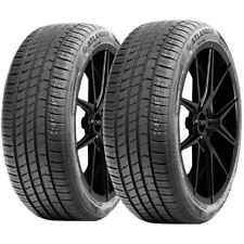 (QTY 2) 205/60R16 Atlander Xsport-86 92V SL Black Wall Tires picture