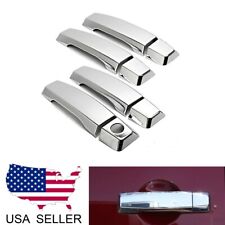 For Nissan Titan 2004-2015 Chrome 4Dr Handle Covers W/O Passenger Side Keyhole picture