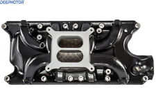 Intake Manifold Dual Plane for SBF 289 302 Windsor Small Block Ford Black picture