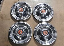 Set of 4 1968-69 Dodge Charger Coronet Wheel Covers Hubcaps OEM 68 1969 R/T 14