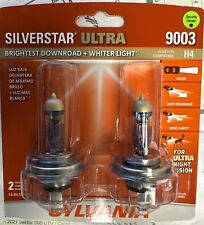 2 NEW SEALED Sylvania SilverStar Ultra 9003 12.8V 55/60W Whiter Light *LOW PRICE picture