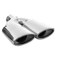 Twin Exhaust Tip Trim Pipe Muffler For Mercedes Benz E Class W210 W211 W212 W213 picture
