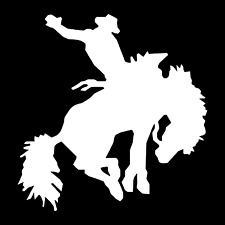 Cowboy Rodeo Western Riding Car Truck Window Wall Laptop Vinyl Decal Sticker. picture