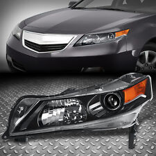 For 12-14 Acura TL OE Style Driver Left Side Projector Headlight Head Lamp Black picture