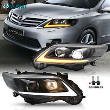 Front Lamps Headlights For 2011-2013 Toyota Corolla LED Clear Projector RH+LH picture
