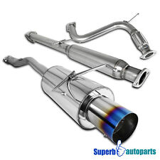 Fits 1994-1997 Honda 94-97 Accord 4CYL Exhaust Catback System Burnt Tip picture