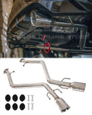 Pair Dual Tips Muffler Delete Axle Back Exhaust For 21-Up Lexus IS300 IS350 New picture