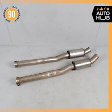 11-13 Mercedes W221 S63 AMG M157 Exhaust Pipe Resonator Left & Right Set OEM picture