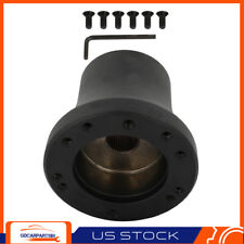 For EZ-GO TXT / RXV Golf Cart 5 Hole 6 Hole Black Steering Wheel Hub Adapter New picture
