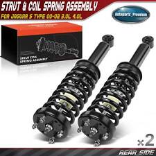 2x Rear Complete Strut & Coil Spring Assembly for Jaguar S Type 00-02 3.0L 4.0L picture