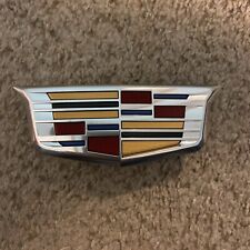 2020-2023 Cadillac XT6 Galvano Silver Liftgate Emblem Logo GM Part # 84215828 picture