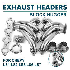 LS Racing Block Hugger Stainless Swap Exhaust Shorty Headers For Chevy LS1 LS6 picture