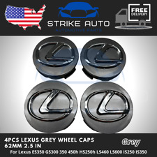 SET OF 4 Gray 62mm Wheel Center Hub Caps Hubcaps For Lexus 2006-2012 #4260330590 picture