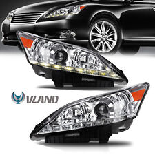 VLAND Headlights For 2010 2011 2012 Lexus ES350 Xenon AFS Front Lamps Left+Right picture