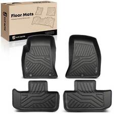 4x Black Front & Rear Floor Mats Liners for Dodge Challenger 2011-2022 2023 RWD picture