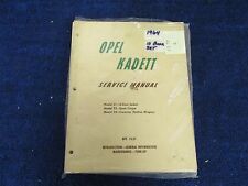 1964 OPEL KADETT   SERVICE MANUALS  ( 10 ) BOOK SET   616 picture