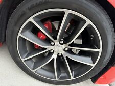 dodge charger rims 20 used tires. One Small Scratch On One Of The Rims As Shown. picture