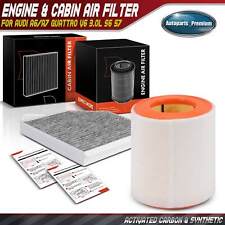 Engine & Cabin Air Filter with Activated Carbon for Audi A6/A7 Quattro S6 S7 picture