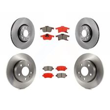 Front & Rear Disc Rotors & Semi-Metallic Brake Pads For 2008-2009 Saturn Astra picture