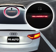 Third Brake Light Overlay Film Logo Letters for Audi A3 S3 A4 S4 A5 S5 2008-17 picture