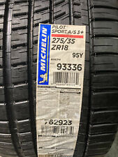 2 New 275 35 18 Michelin Pilot Sport A/S-3+ Tires picture