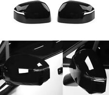 Gloss Black Side Door Rearview Mirror Cover Trim Caps For Hyundai Santa Fe 2024 picture