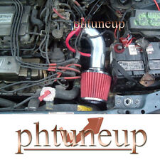 RED fit 1986-1990 ACURA LEGEND 2.5L 2.7L L LS 5 SPEED AIR INTAKE KIT + FILTER picture