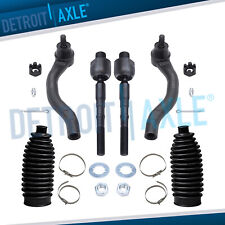 6pc Front Inner & Outer Tie Rods Boots Kit for 2012 - 2015 Honda Civic Acura ILX picture