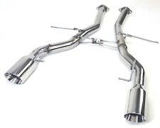 07-10 BMW 335i E90 E92 Twin Turbo N54 Full Mufflerless Axle back Exhaust ONLY picture