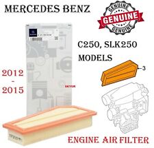 Mercedes Air Filter Engine C250, SLK250 With 1.8 4-cylinder 2012-2015 GENUINE picture
